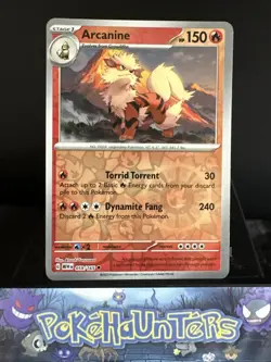 Pokemon Card Arcanine Scarlet & Violet 151 059/165 Reverse Holo Rare NM - Image 1