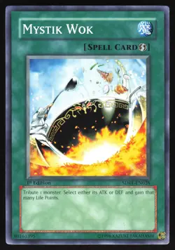 Mystik Wok - SDRL-EN028 - Common - 1st Edition Yugioh - Image 1