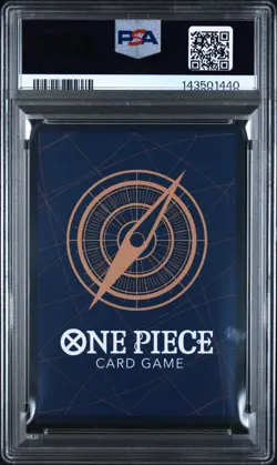 2025 One Piece OP11 Dracule Mihawk Release Event Winner #081 PSA 10 Promo - Image 2