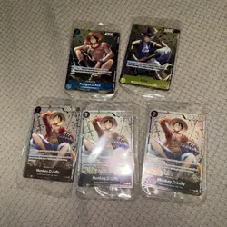 One Piece CCG Mini Tin Set Vol 2 Promo Cards - Image 1