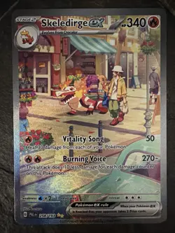 Skeledirge EX Holo Paldea Evolved Illustration Rare Card 258/193 Sv02 - Image 1