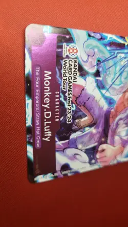 ONE PIECE CARD GAME MONKEY.D.LUFFY P-041 BANDAI CARD GAMES FEST 23-24 WORLD TOUR - Image 3