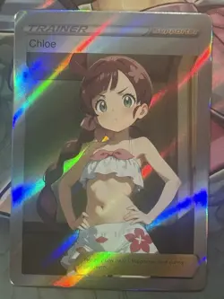 Pokemon Chloe Anime Waifu Custom DIY Trainer Art Pokemon card - Image 3