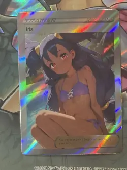 Pokemon Iris Anime Waifu Custom DIY Trainer Art Pokemon card - Image 1