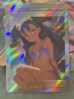 Pokemon Iris Anime Waifu Custom DIY Trainer Art Pokemon card - Image 2