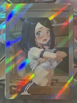 Pokemon Liko Anime Waifu Custom DIY Trainer Art Pokemon card - Image 2