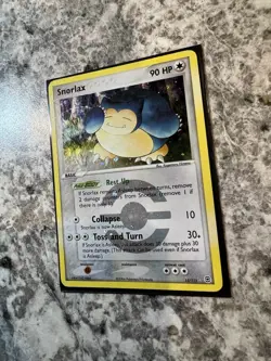 Vintage Snorlax 15/112 FireRed & LeafGreen Reverse Holo Pokemon Card LP - Image 4