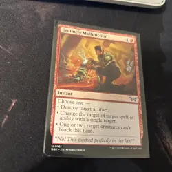 Mtg Untimely Malfunction - Duskmourn: House of Horror + Bonus Foils - Image 3