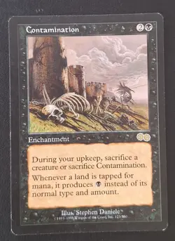 MTG - Contamination 123/350 - Urza'a Saga - Near Mint - Rare - Image 1
