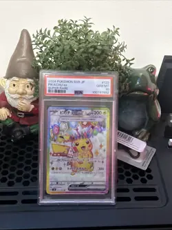 2024 Pokemon SV Super Breaker JP SV8 Pikachu EX Ultra Rare Card #136/106 PSA 10 - Image 1