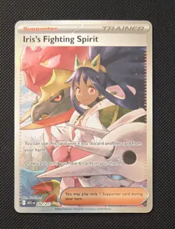 Pokemon TCG Iris's Fighting Spirit 292/217 Ascended Heroes SIR - Image 1