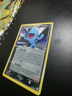 Pokemon TCG Rocket's Wobbuffet 47/109 Normal EX Team Rocket Returns - Image 2