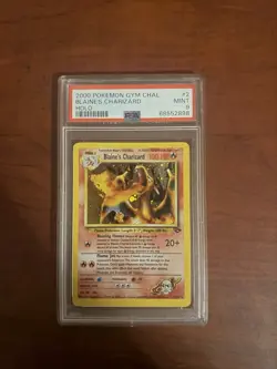 Pokemon Blaine's Charizard 2/132 Gym Challenge Unlimited Holo Rare PSA 9 2000 - Image 1