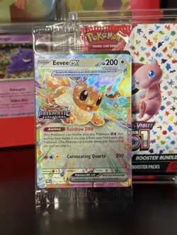 Eevee ex 075/131 Surprise Box Stamped Promo Prismatic Evolutions Sealed - Image 1