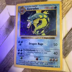 Pokemon Base Set - Gyrados 6/102 Holo(Shadowless)! 1999’ Vintage - Image 2