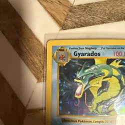 Pokemon Base Set - Gyrados 6/102 Holo(Shadowless)! 1999’ Vintage - Image 4