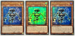 3 x DUOV-EN048 Malefic Paradox Gear - Ultra Rare 1st Edition Near Mint YuGiOh - Image 1