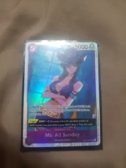 Ms. All Sunday One Piece TCG Kingdom of Intrigue OP04-064 SR Holo Super Rare - Image 3
