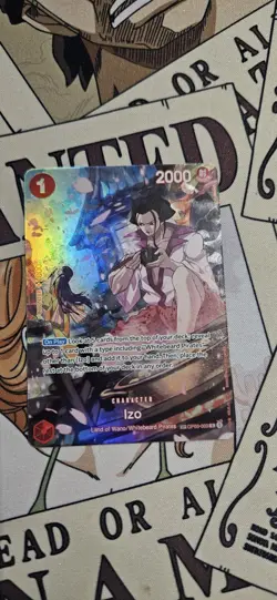 One Piece TCG- Izo - Op03-003/OP07-SP Alt Art - English nm+ - Image 1
