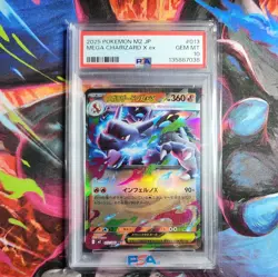 PSA 10 Mega Charizard X ex RR 013/080 Inferno X M2 Japanese Pokemon Card 2025 - Image 1