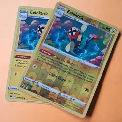 Reverse Holo ELEKTRIK 048/159 & non holo Crown Zenith pokemon cards SWSH bundle - Image 1
