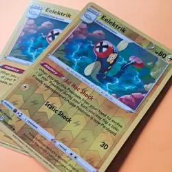 Reverse Holo ELEKTRIK 048/159 & non holo Crown Zenith pokemon cards SWSH bundle - Image 2