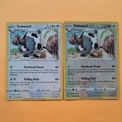 Reverse Holo Dubwool 122/159 & non holo Crown Zenith SWSH pokemon cards bundle - Image 2