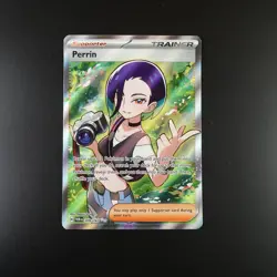 Perrin 209/167 Pokemon Twilight Masquerade Holo Full Art Card - Image 1