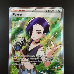 Perrin 209/167 Pokemon Twilight Masquerade Holo Full Art Card - Image 2