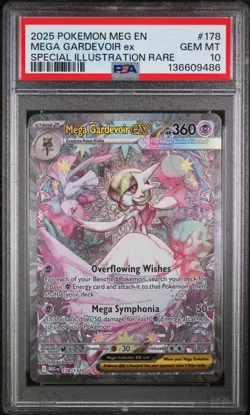 Mega Gardevoir EX 178/132 SIR PSA 10 GEM MINT Pokemon Card - Image 1