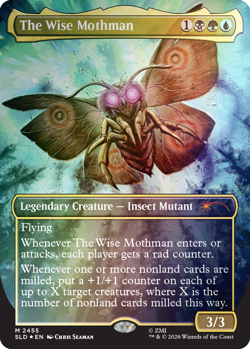 PRESALE - The Wise Mothman FOIL - Secret Lair x Fallout: Rad - NM - Image 1