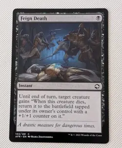 MTG Adventures in the Forgotten Realms Common FEIGN DEATH NM - Image 1