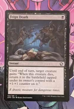 MTG Adventures in the Forgotten Realms Common FEIGN DEATH NM - Image 2