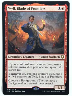 Wyll, Blade Of Frontiers NM/M* Commander Baldur's Gate 208/361 mtg -UnltdCards - Image 1