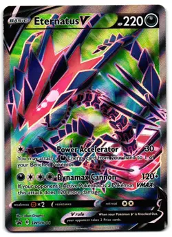 Eternatus V SWSH044 - SWSH Black Star Promo Pokemon TCG - LP Card - Image 1