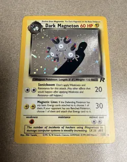 Pokemon TCG Team Rocket Dark Magneton 1st Edition Holo Rare 11/82 Ungraded NM - Image 1