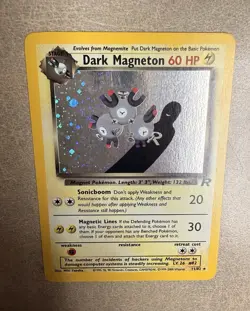 Pokemon TCG Team Rocket Dark Magneton 1st Edition Holo Rare 11/82 Ungraded NM - Image 3