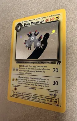 Pokemon TCG Team Rocket Dark Magneton 1st Edition Holo Rare 11/82 Ungraded NM - Image 5
