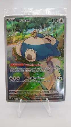 Pokemon 151 English - Snorlax - SEALED - Black Star Promo Holo - SVP 051 - Image 1