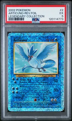 Articuno Reverse Foil #2 PSA 5 - 2002 Pokemon Legendary Collection - Image 1