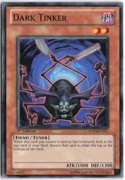 Yugioh - Dark Tinker 5DS3-EN017 1st Edition - Starter Deck: Duelist Toolbox - Image 1