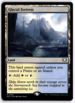 Glacial Fortress NM EOC Commander: Edge of Eternities MTG - Image 1