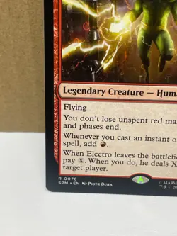 Electro, Assaulting Battery SPM-0076 Rare NM MTG Marvel Spider-Man Non-Foil - Image 5