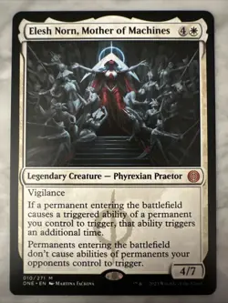 Elesh Norn, Mother of Machines Phyrexia: All Will Be One Foil - Image 1