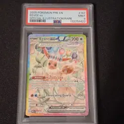 Pokemon Eevee ex 167/131 Sv: Prismatic Evolutions Special Illustration Rare Holo - Image 1