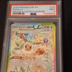 Pokemon Eevee ex 167/131 Sv: Prismatic Evolutions Special Illustration Rare Holo - Image 2