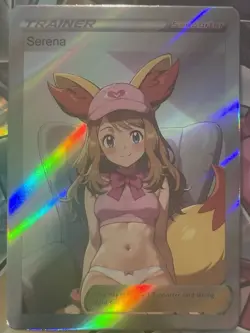 Pokemon Serena Anime Waifu Custom DIY Trainer Art Pokemon card - Image 2