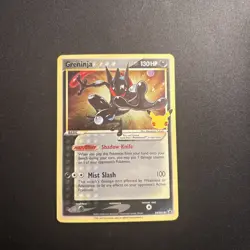 Pokemon TCG Celebrations Promo Greninja Gold Star SWSH144 NM - Image 1