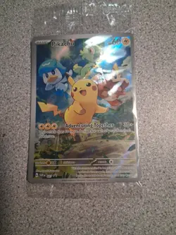 Pikachu 027 Sv: Scarlet & Violet Promo Cards Holo Sealed - Image 1