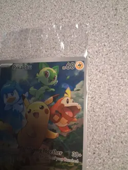 Pikachu 027 Sv: Scarlet & Violet Promo Cards Holo Sealed - Image 3
